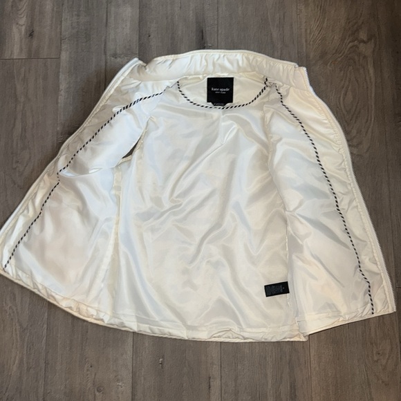 Kate Spade Quilted Off-White Vest - Picture 6 of 6